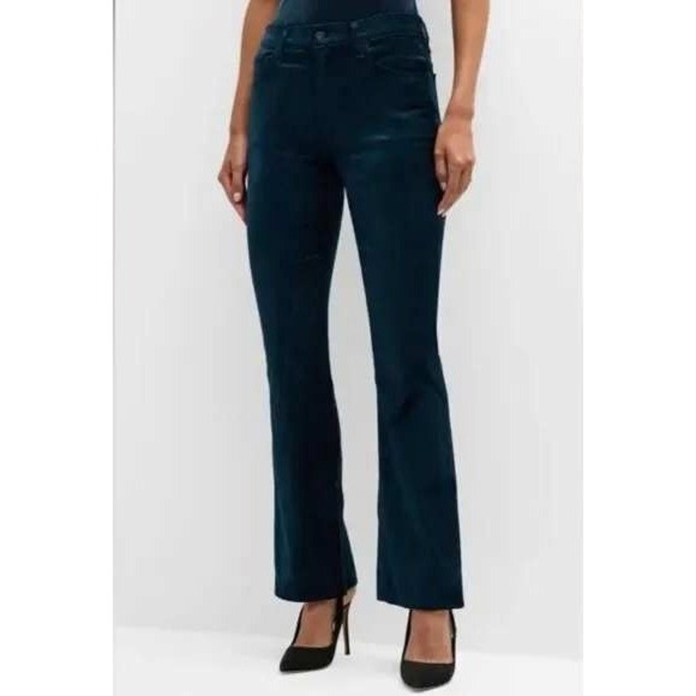 AGOLDE‎ Teal Velvet Nico Bootcut Jeans Excellent High Rise Retro Chic 25